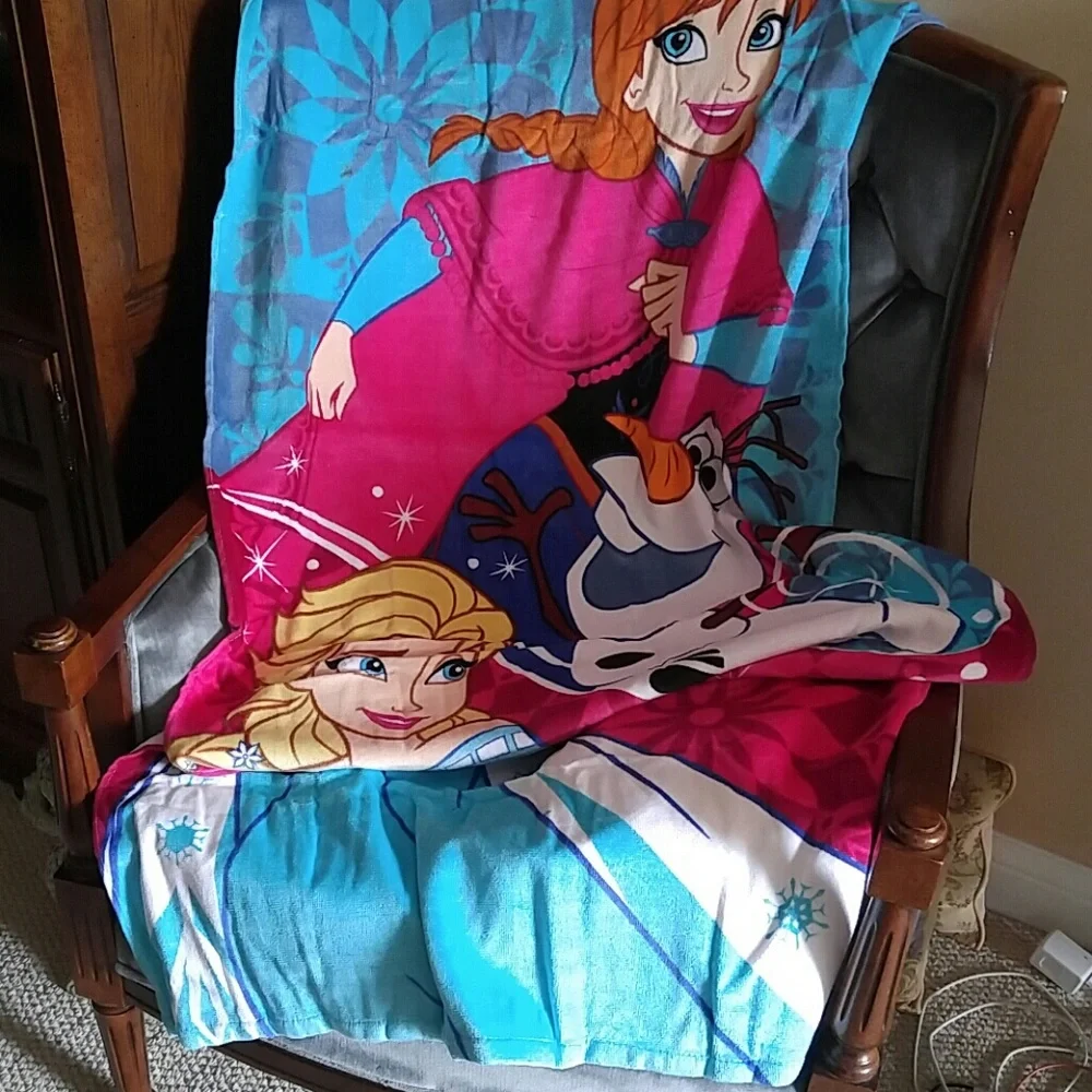 Frozen beach towel